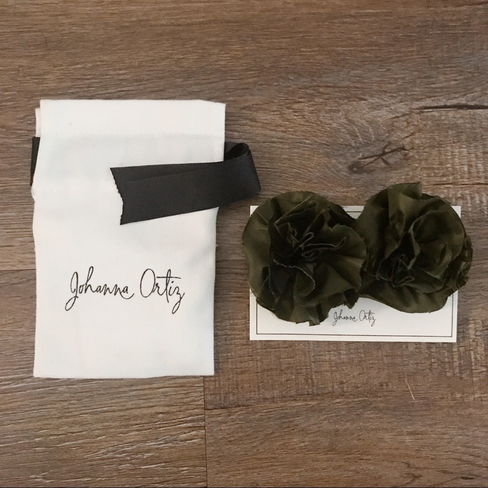 Johanna Ortiz Fabric Floral Earrings